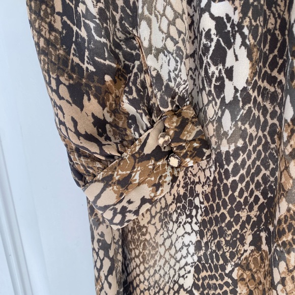H&M Neutral Snake Print Dress - Picture 5 of 7
